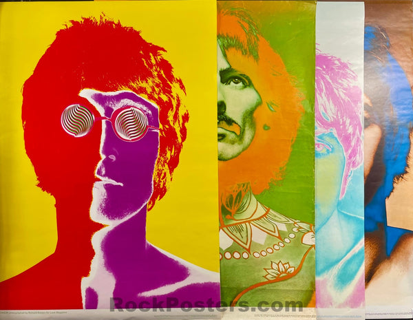 AUCTION - The Beatles - Look Magazine - Richard Avedon - 4 Poster Set 1967 - Excellent