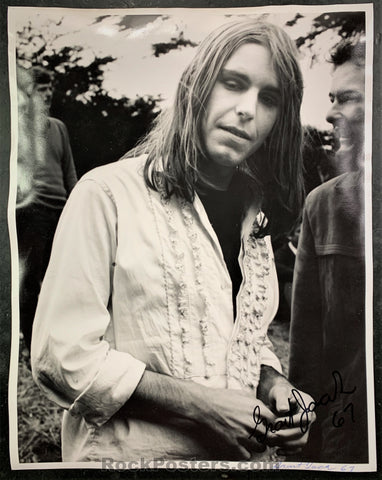 AUCTION - Grateful Dead - Bob Weir - Grant Jacobs Signed - 1967 Photo - Excellent