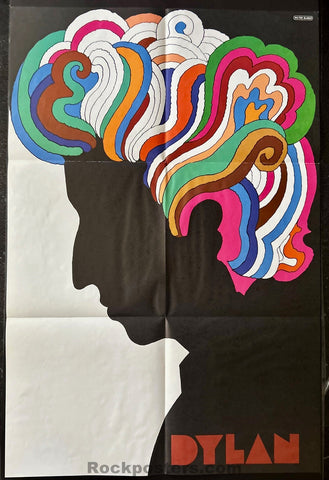 AUCTION - Bob Dylan - Original 1967 Poster - Milton Glaser - Very Good