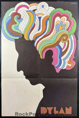 AUCTION - Bob Dylan - Milton Glaser - Original 1967 Poster - Excellent