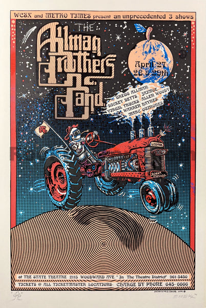 AUCTION - Allman Brothers Band -  Detroit 1994 - 1st Edition -  Emek - Near Mint
