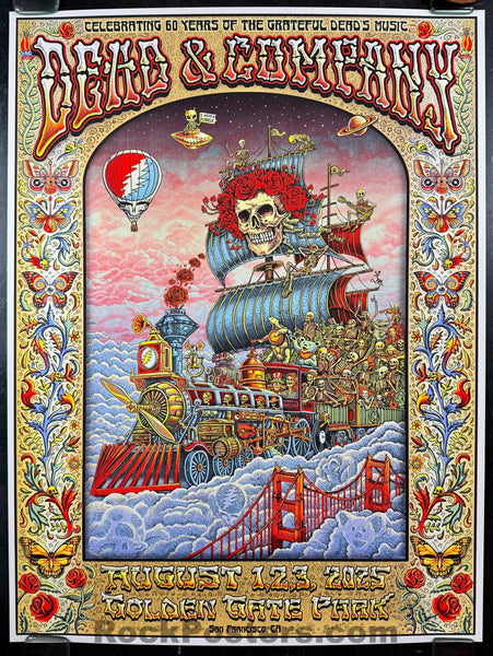 AUCTION - Dead & Company - San Francisco '25 - Artist Proof Edition - Emek - Mint