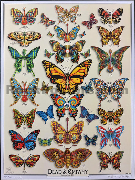 AUCTION - Dead & Company - Summer Tour' 19 - Artist Proof Edition - Emek -  Mint - SF Rock Posters & Collectibles