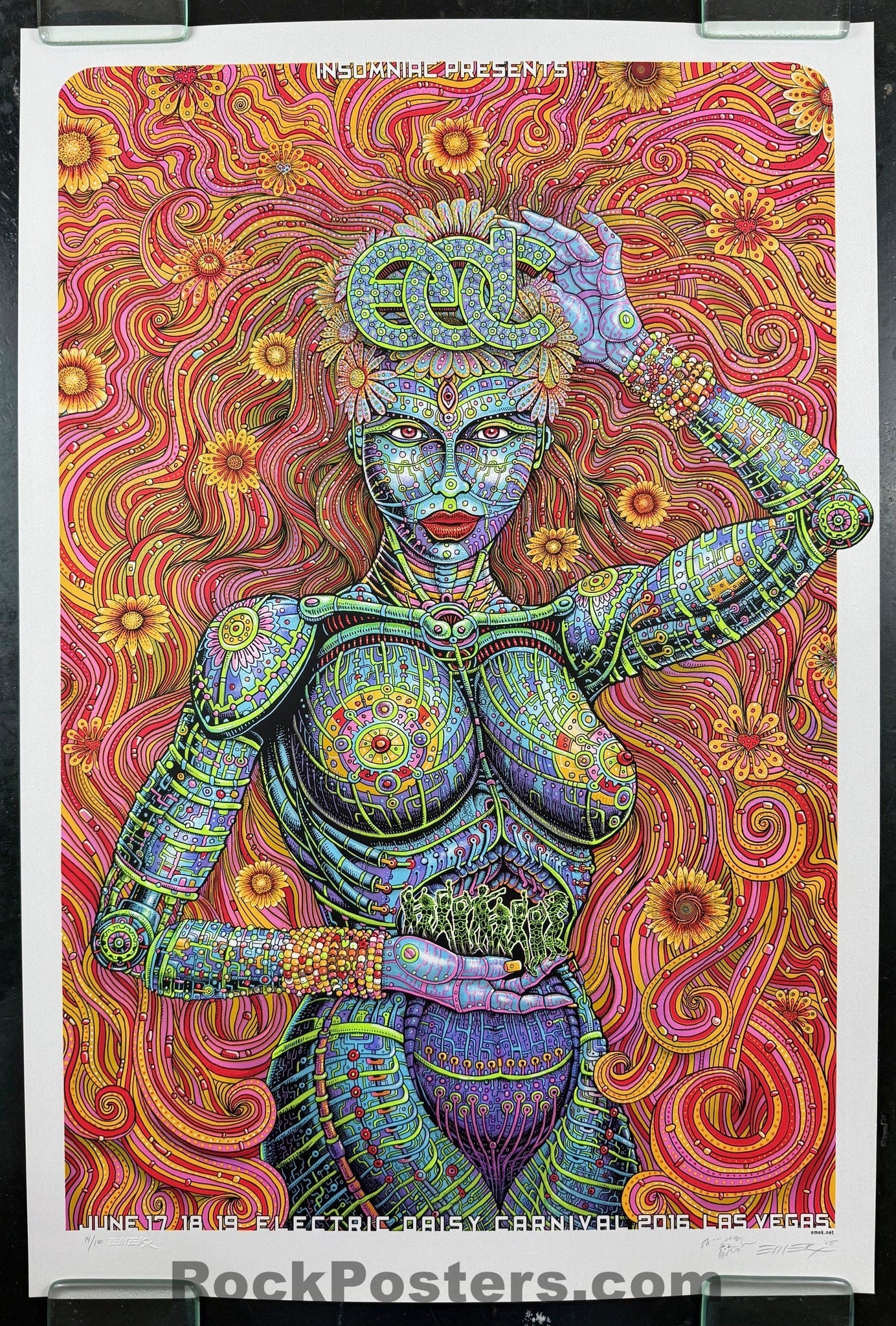 AUCTION - Electric Daisy Carnival - Las Vegas '16 - Artist Edition - Emek - Near Mint