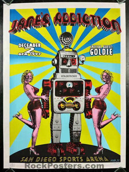 AUCTION - Jane's Addiction - San Diego '07 -  Sports Arena - 1st Edition - Emek - Near Mint