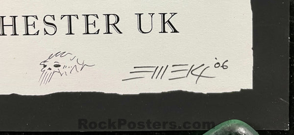 AUCTION - Nick Cave - Manchester '06 - Emek - White Variant Edition - Mint