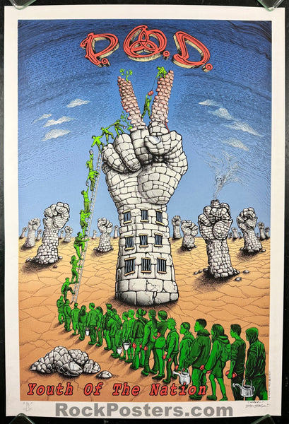 AUCTION -  P.O.D. - Youth of the Nation Tour '02 - 1st Edition - Emek - Near Mint