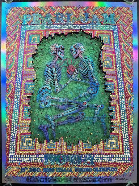 AUCTION - Pearl Jam - Rome ’18 - Live Stream Foil Variant - Artist Edition of 50 - Emek - Mint