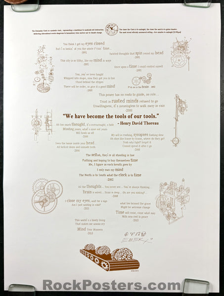 AUCTION - Pearl Jam - Portland '13 - Artist Proof Edition - Emek - Mint