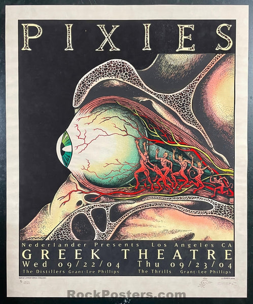 AUCTION - Pixies - Los Angeles '04 - Emek - Cream Velvet - Edition of 5 - Near Mint