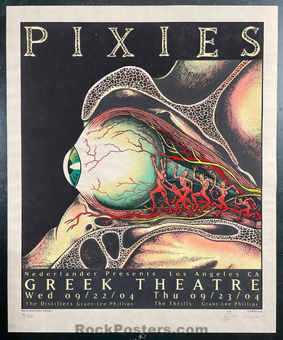 AUCTION - Pixies - Los Angeles '04 - Emek - Cream Velvet - Edition of 5 - Near Mint