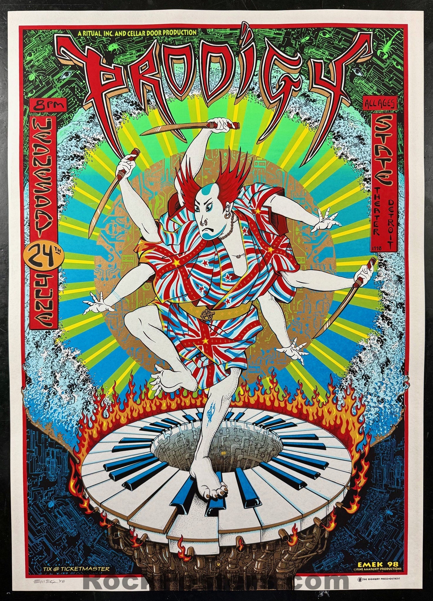 AUCTION - Prodigy - Detroit '98 - 1st Edition - Emek - Near Mint Minus