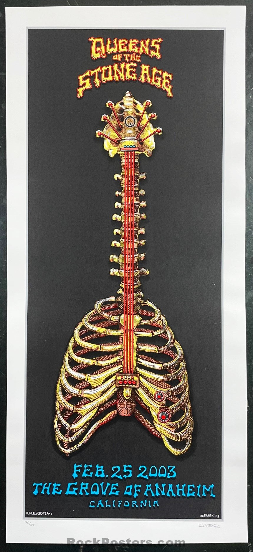 2003 Queens of the Stone Age - Los Angeles Silkscreen