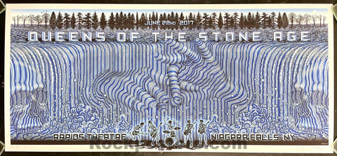 AUCTION - Queens of the Stone Age - Niagara Falls '17 - Emek - Artist Proof - Mint