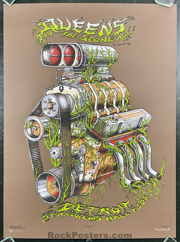 AUCTION - Queens of the Stone Age - Detroit '05 -  Emek -  Mint