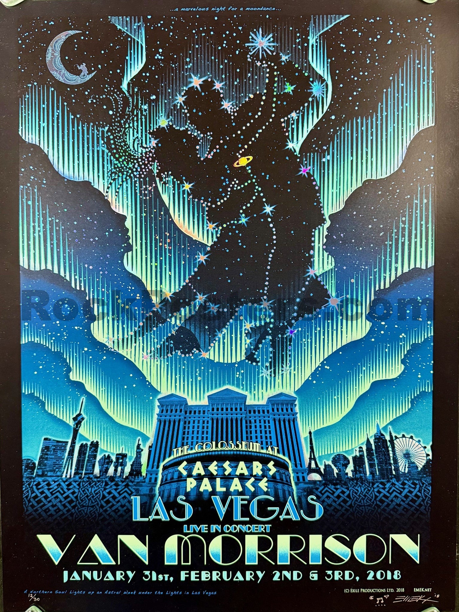 AUCTION - Van Morrison - Las Vegas '18 - Variant Edition of 30