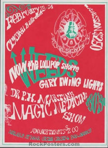 AUCTION - FD-P2 - The Weeds - 1968 Handbill - Portland, OR - Near Mint