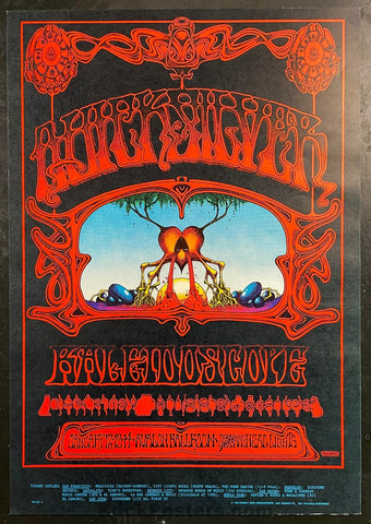 AUCTION - FD-101 - Quicksilver Messenger - Rick Griffin - Avalon Ballroom - 1967 Poster - Near Mint Minus