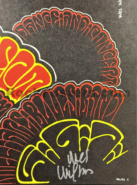 AUCTION - FD-113 - Blues Project - Wes Wilson Signed - 1968 Poster - Avalon Ballroom - Near Mint