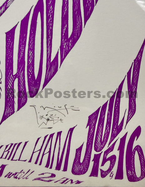 FD-17A - Love/Big Brother - Mouse Signed - 1966  Poster - Avalon Ballroom - CGC Graded 9.6