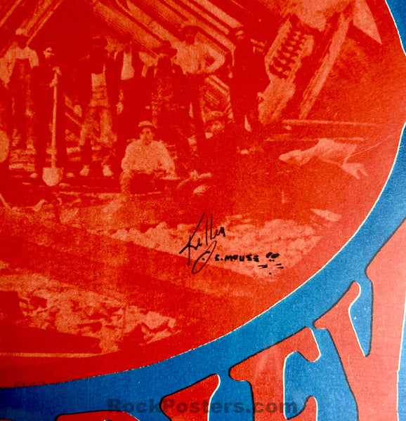 AUCTION - FD-21 - Bo Diddley - Mouse & Kelley SIGNED - 1966 Poster - Avalon Ballroom - CGC Graded 8.0