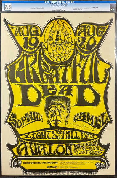 FD-22-OP-2 - Grateful Dead - Mouse Signed - 1966 Poster - Avalon Ballroom - CGC Graded 7.5