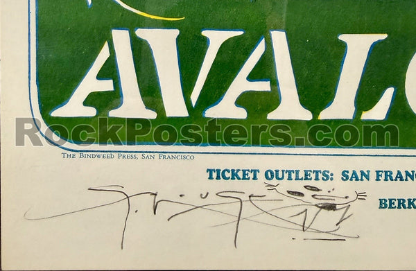 FD-23 - Captain Beefheart - Mouse Signed - 1966 Poster - Avalon Ballroom - CGC Graded 9.4 - SF Rock Posters & Collectibles