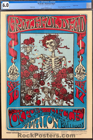 FD-26 - Grateful Dead - Mouse & Kelley - 1966 Poster - Avalon Ballroom - CGC Graded 6.0