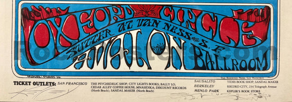 FD-26 - Grateful Dead - Mouse & Kelley SIGNED - 1966 Poster - Avalon Ballroom - CGC Graded 9.8 - SF Rock Posters & Collectibles