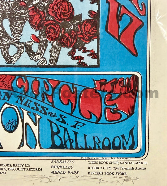 FD-26 - Grateful Dead - Mouse & Kelley SIGNED - 1966 Poster - Avalon Ballroom - CGC Graded 9.8 - SF Rock Posters & Collectibles