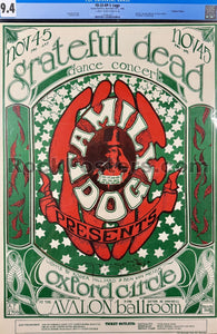 FD-33-OP-1 - Grateful Dead - Mouse Signed - 1966 Poster - Avalon