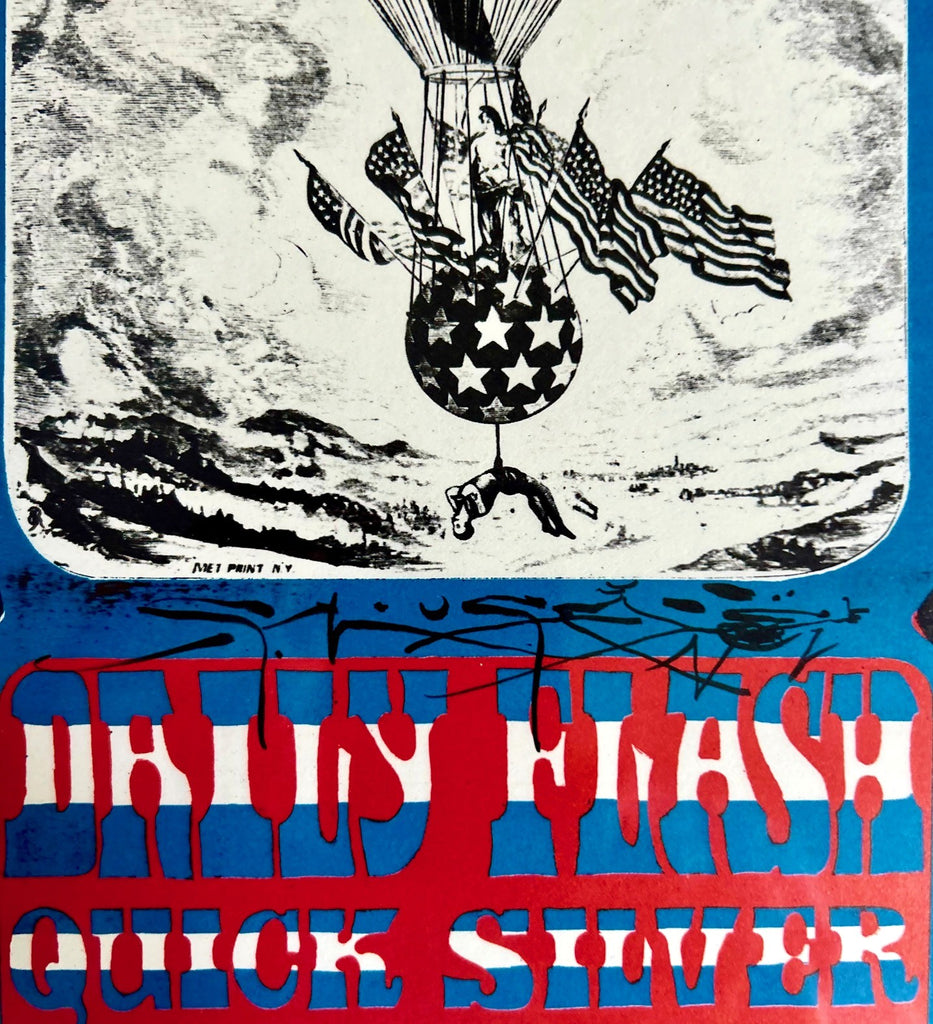 FD-35 - Daily Flash - Mouse Signed - 1966 Poster - Avalon Ballroom