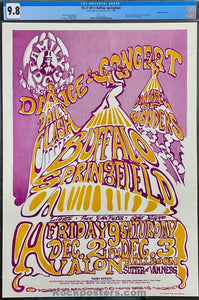 FD-37 - Buffalo Springfield - Neil Young - 1966 Poster - Avalon Ballroom - CGC Graded 9.8