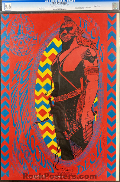 FD-39 - The Youngbloods - Mouse & Kelley Signed - 1966 Poster - Avalon Ballroom - CGC Graded 9.6