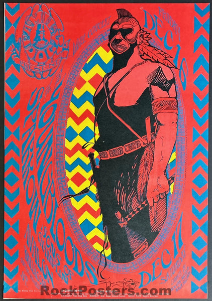 AUCTION - FD-39 - Youngbloods - The Sparrow - Stanley Mouse Signed - 1966 Poster - Avalon Ballroom - Excellent