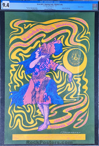 AUCTION - FD-42 - Quicksilver Messenger - Victor Moscoso Signed - 1966 Poster -  Avalon Ballroom - CGC Graded 9.4
