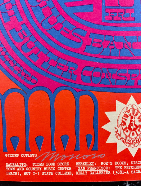 FD-47 - Steve Miller Blues Band - Moscoso Signed - 1967 Poster - Avalon Ballroom - Excellent