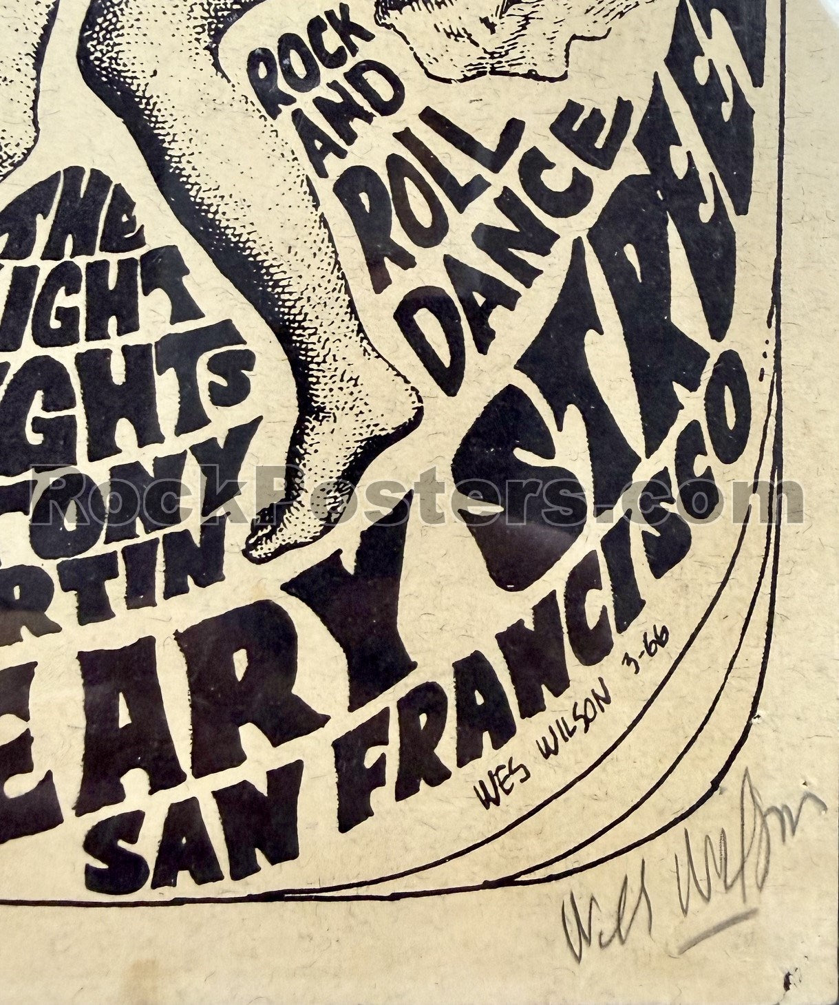 S*0様 ポスターフライヤー 、Mo' Wax、1997年 FD-4 - Love - Wes Wilson Signed - 1966 Poster - Fillmore