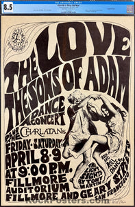 FD-4 - Love - Wes Wilson Signed - 1966 Poster - Fillmore