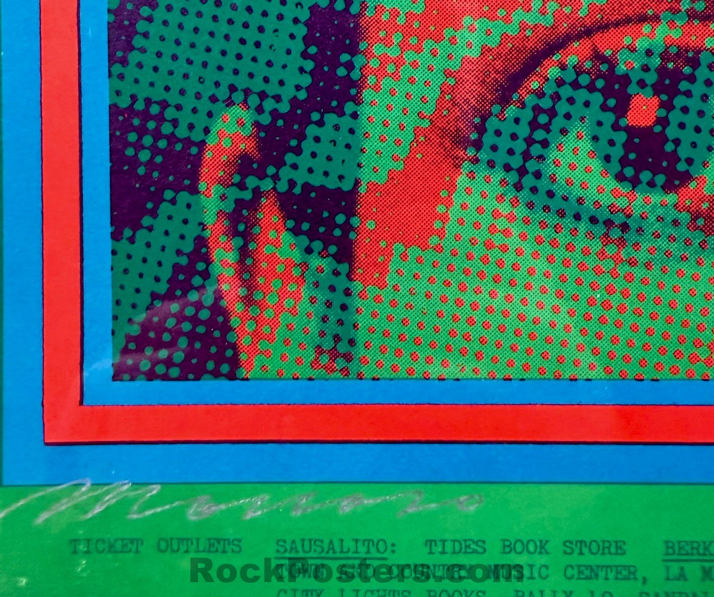 AUCTION - FD-50 - The Doors - Moscoso Signed - 1967 Poster