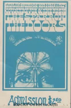 AUCTION - FD-50 - The Doors - Family Dog - 1967 Ticket - Avalon Ballroom - Excellent