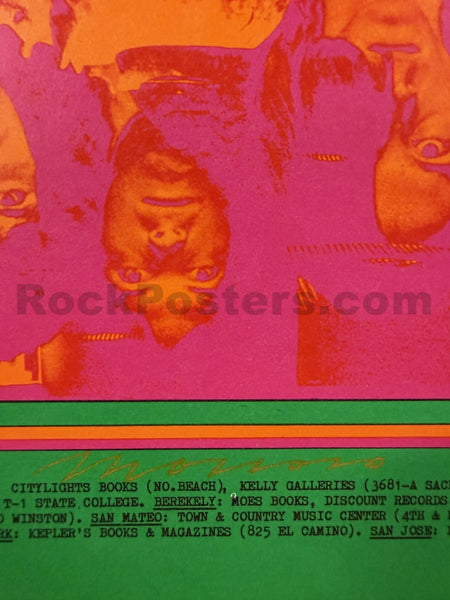AUCTION - FD-53 - Quicksilver/John Lee Hooker - Moscoso Signed - 1967 Poster - Avalon Ballroom - Excellent