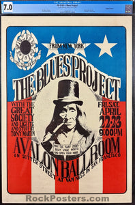 FD-5 - Blues Project - Great Society - Wes Wilson - 1966 Poster