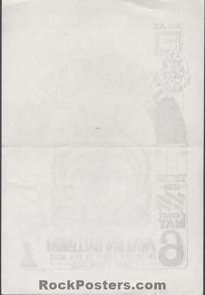 AUCTION -  FD-7 - Euphoria - Wes Wilson - 1966 Handbill - Avalon Ballroom - Excellent