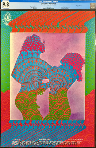 FD-81 - The Youngbloods -  Victor Moscoso - 1967 Poster - Avalon Ballroom - CGC Graded 9.8
