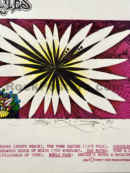 FD-89 - Quicksilver Messenger - Mouse Signed - Avalon Ballroom - 1967 Poster - CGC Graded 8.5