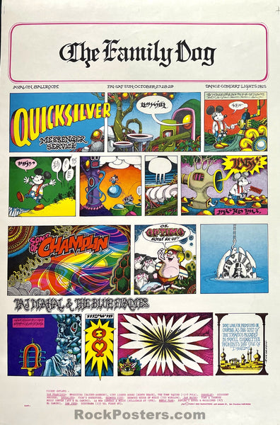 AUCTION - FD-89 - Morning Papa - Rick Griffin - Uncut Sheet - 1967 Poster/Postcards  - Avalon Ballroom - Excellent