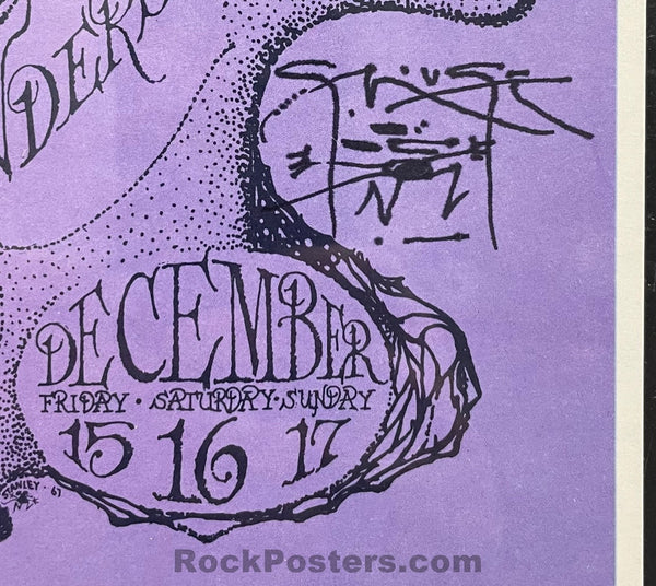 AUCTION - FD-96 - Quicksilver Messenger - Stanley Mouse Signed - 1967 Poster - Avalon Ballroom - CGC Graded 9.8