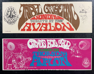 AUCTION - Family Dog - Tribal Gathering - Crowds Bug You - John Myers - 1967 Handbills - Avalon Ballroom - Near Mint