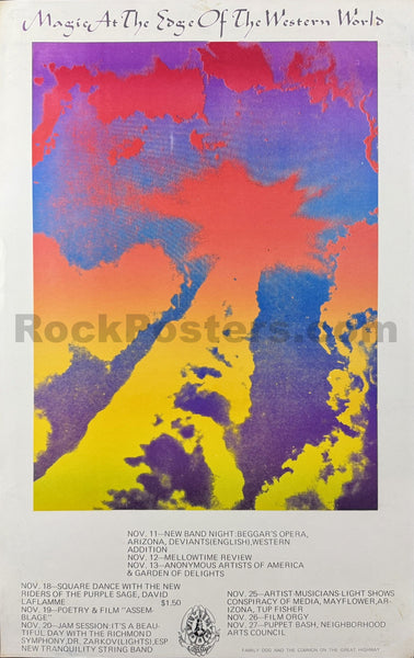 AUCTION - New Riders Purple Sage - 1969 Poster - FD Great Highway - Excellent